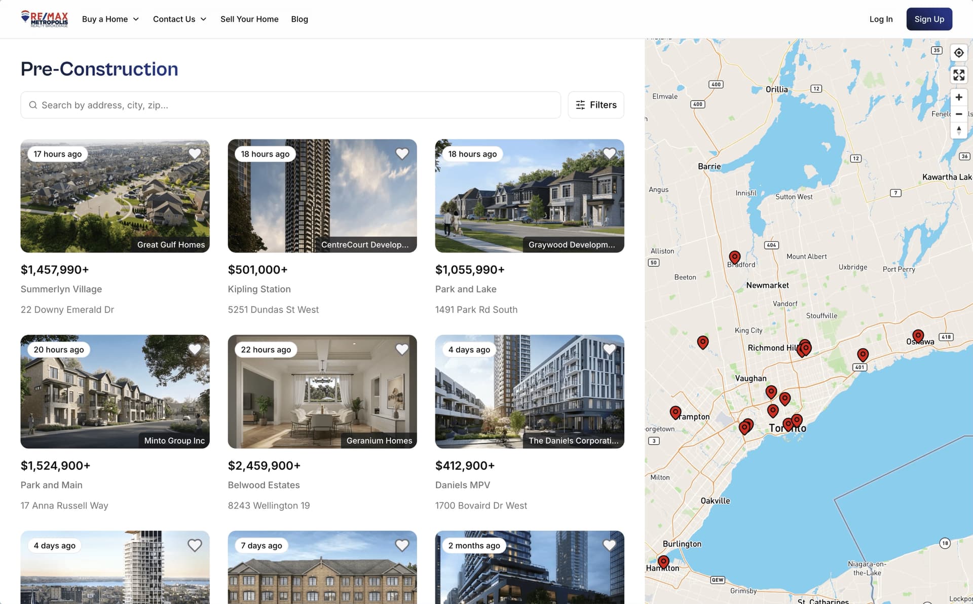 search listings