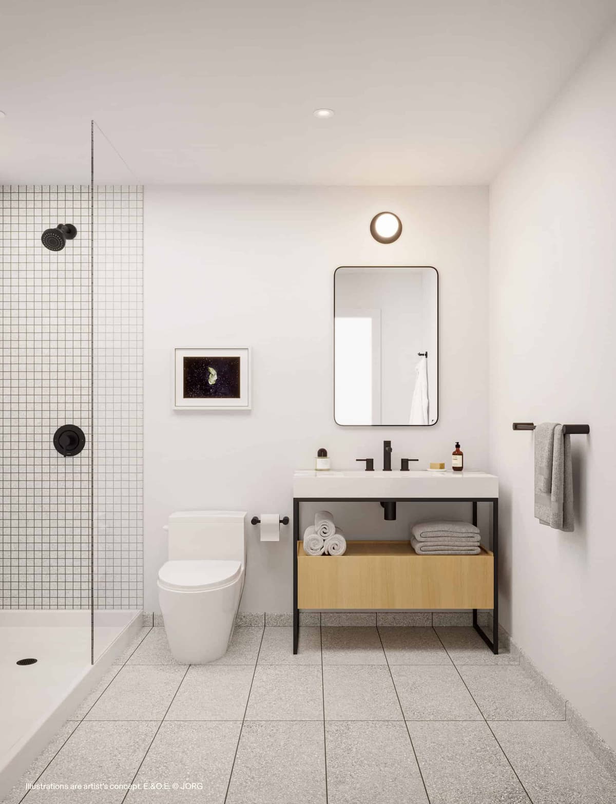 Corktown - Bathroom with shower