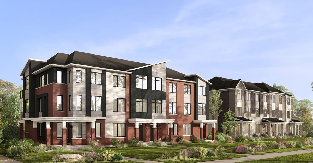 Advantage Townhomes Perspective Streetscape