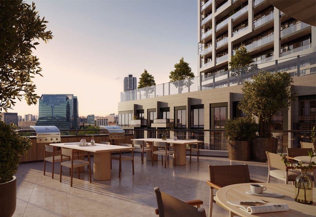 Outdoor Terrace with BBQs