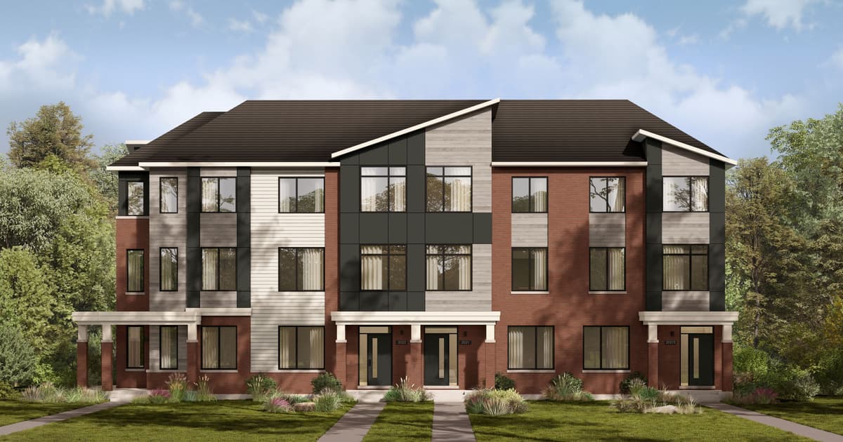 Advantage Townhomes Elevation G - Front Elevation