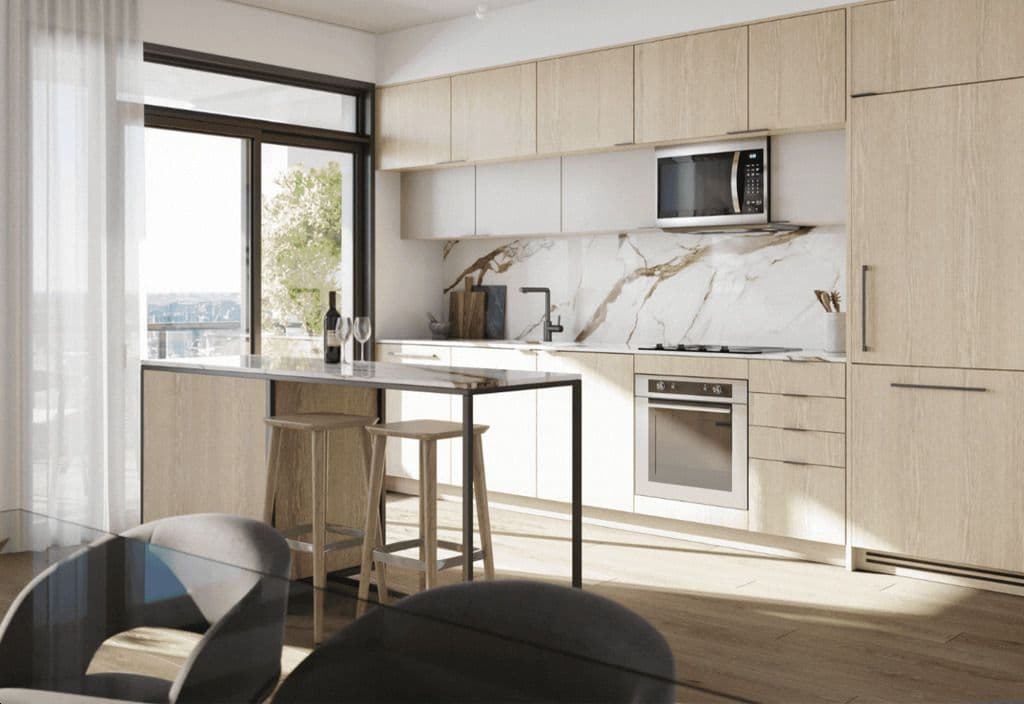 Suite Kitchen with Island