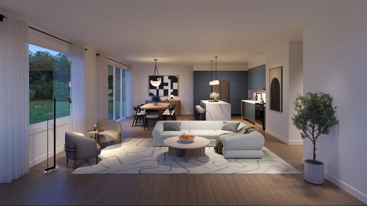 Interior - Model 1 - Kitchen Living