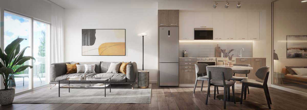 75 James - Kitchen/Living